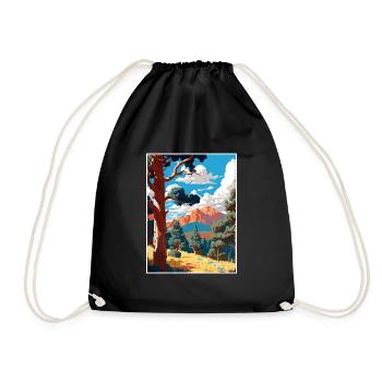 Coconino National Forest Arizona Reiseposter - Turnbeutel - Schwarz - Vorne