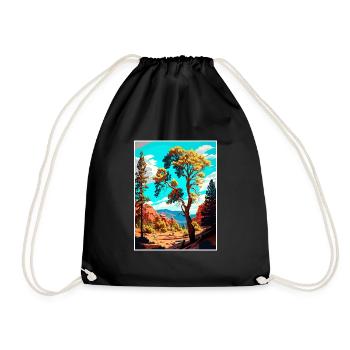 Coconino National Forest Arizona Reiseposter - Turnbeutel - Schwarz - Vorne
