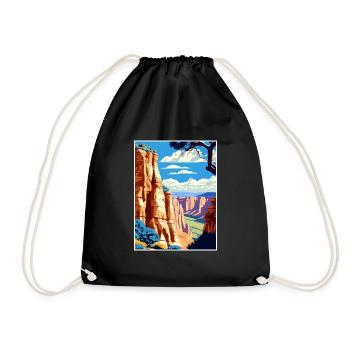 Colorado National Monument Vintage Reiseposter - Turnbeutel - Schwarz - Vorne