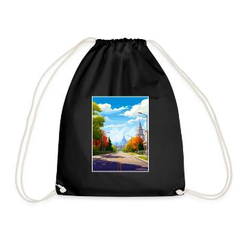 Salt Lake Utah Vintage voyage affiche WPA Souvenir - Sac de sport léger - noir - Devant