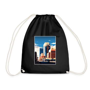 Glendale Arizona Vintage voyage affiche Souvenir - Sac de sport léger - noir - Devant