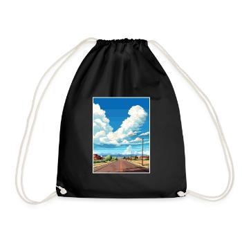 Ouragan Utah Vintage Voyage Affiche WPA Souvenir - Sac de sport léger - noir - Devant