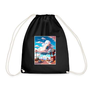 Florence Arizona Vintage Reise Poster Souvenir - Turnbeutel - Schwarz - Vorne