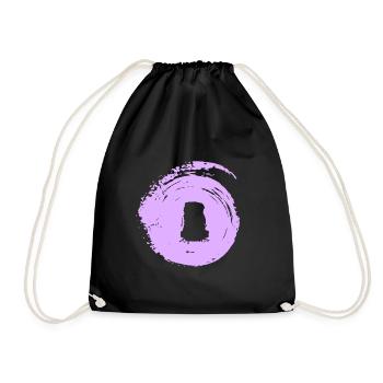 Backpack Hiker Pilgrim - Drawstring Bag - black - Front