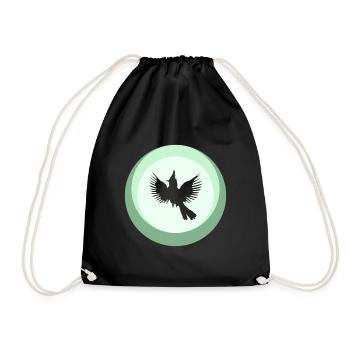Calopsitte Oiseau Drôle - Sac de sport léger - noir - Devant