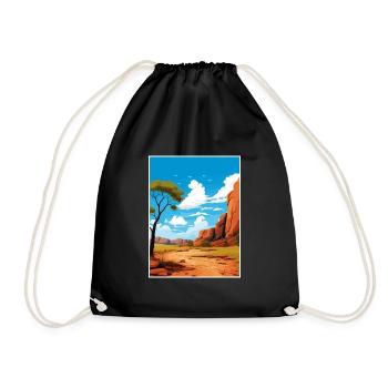 Le Kimberley Australie Vintage voyage affiche WPA - Sac de sport léger - noir - Devant
