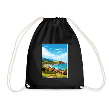 Wilsons Promontory National Park Reiseplakat - Turnbeutel - Schwarz - Vorne