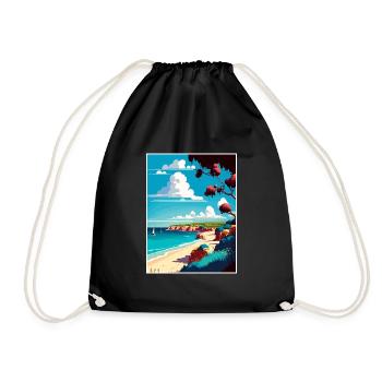 Mornington Halbinsel Australien Reiseposter - Turnbeutel - Schwarz - Vorne