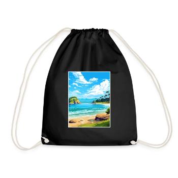 Parc national d’Abel Tasman Nouvelle-Zélande Souvenir - Sac de sport léger - noir - Devant