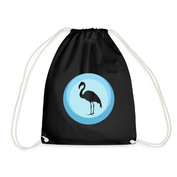 Flamant rose flamenco flamant rose - Sac de sport léger - noir - Devant