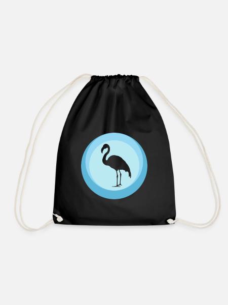 Flamenco Flamingo Flamingo - Turnbeutel - Schwarz