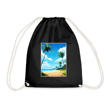 Parc national de l’île Cocos Costa Rica Souvenir - Sac de sport léger - noir - Devant