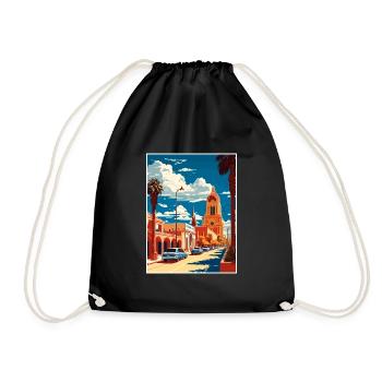 Guadalajara Dekoration Vintage Reiseposter WPA - Turnbeutel - Schwarz - Vorne