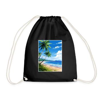 Osa Halbinsel Costa Rica Vintage Reiseposter WPA - Turnbeutel - Schwarz - Vorne