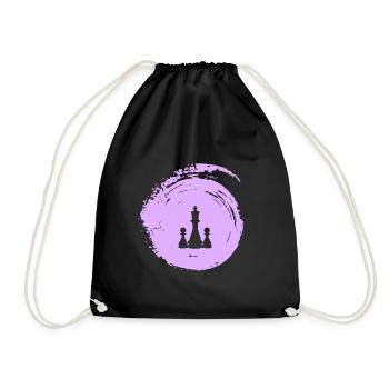 Échiquier Pièces d’échecs Échec et mat - Sac de sport léger - noir - Devant