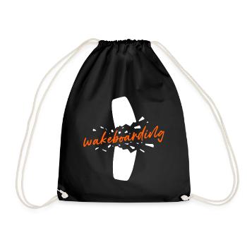 Sports nautiques Wakesurf Planche de surf Wakeboard Dicton - Sac de sport léger - noir - Devant