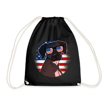Amérique du Nord - Sac de sport léger - noir - Devant