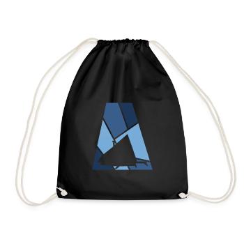 Glamping Glamping Modern - Drawstring Bag - black - Front