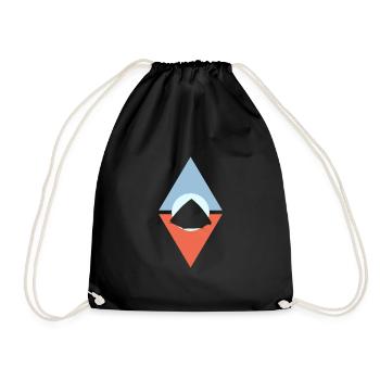 Camping Nature Camper - Drawstring Bag - black - Front
