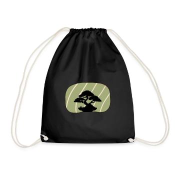 Les arbres grandissent, grandissent - Sac de sport léger - noir - Devant
