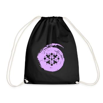 Cryptocurrency Bitcoin Bitcoin - Drawstring Bag - black - Front