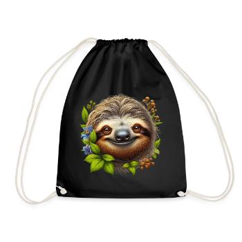 Paresse - Sac de sport léger - noir - Devant