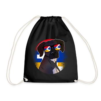 Haut-Karabakh - Sac de sport léger - noir - Devant