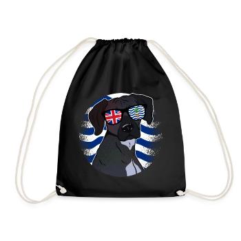 Territoire britannique de l'océan Indien - Sac de sport léger - noir - Devant