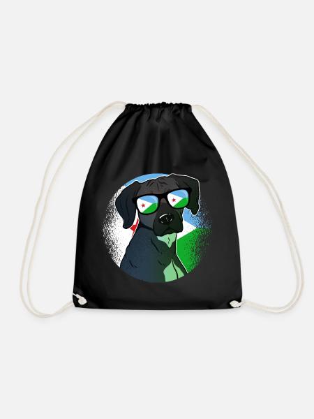 Djibouti - Sac de sport léger - noir
