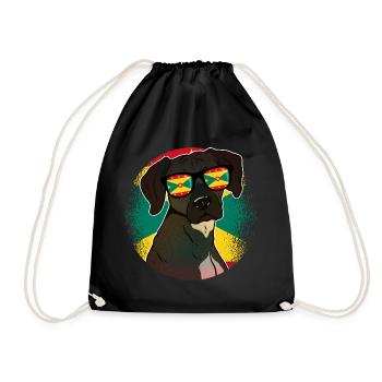 Grenada - Drawstring Bag - black - Front