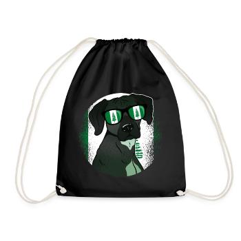 Norfolk Island - Drawstring Bag - black - Front