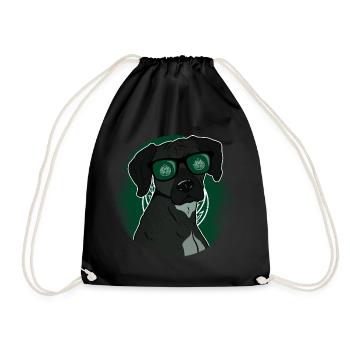 Sindh - Drawstring Bag - black - Front