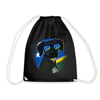 Solomon Islands - Drawstring Bag - black - Front
