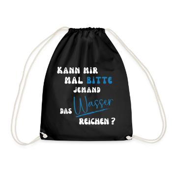 Can someone please hold a candle to me? - Drawstring Bag - black - Front