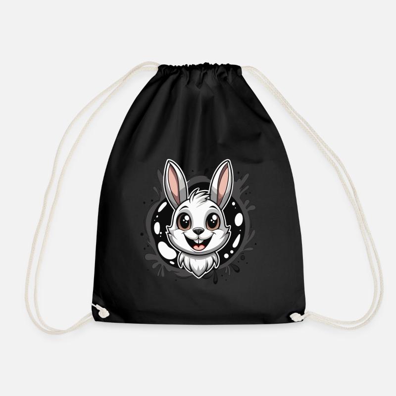 bunny - Turnbeutel - Schwarz