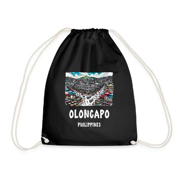 Ville d'Olongapo, Philippines, Asie du Sud-Est - Sac de sport léger - noir - Devant