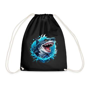 Megalodon - Sac de sport léger - noir - Devant