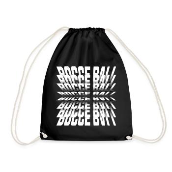 Bocce Spruch Bocce Ball mit Jack Bocci Game Bocce - Turnbeutel - Schwarz - Vorne
