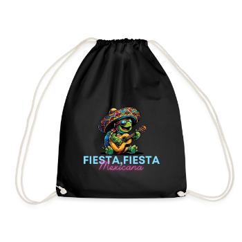Fiesta, Fiesta Mexicana - Turnbeutel - Schwarz - Vorne