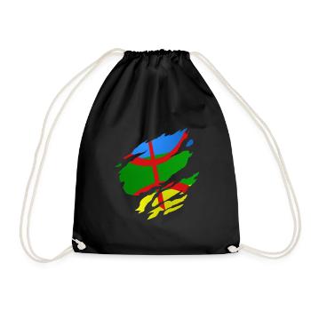 Amazigh flag - Sac de sport léger - noir - Devant