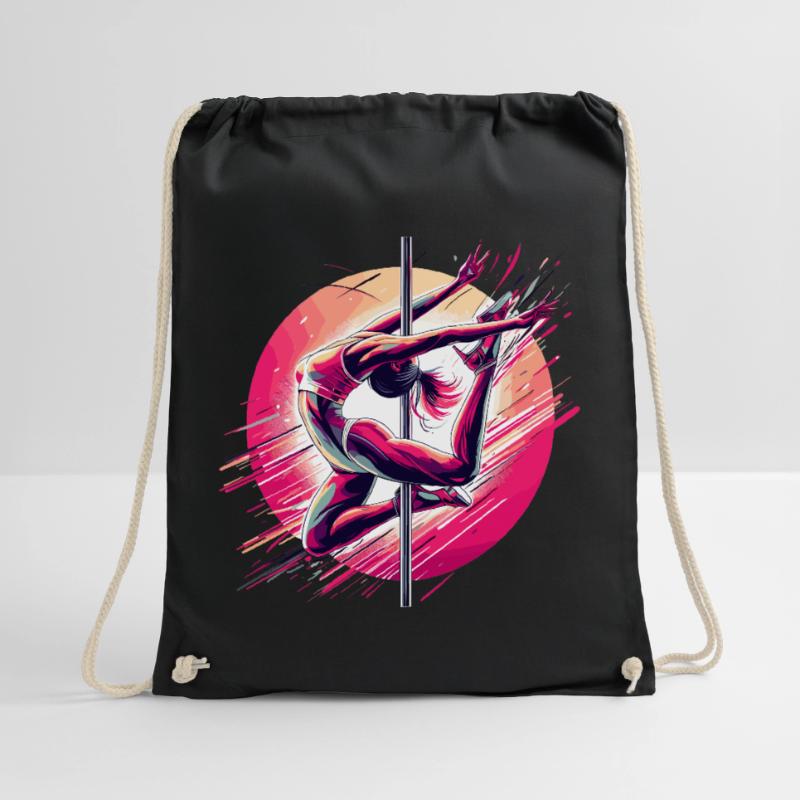 Pole Dance Dynamics Pink Gift Drawstring Bag