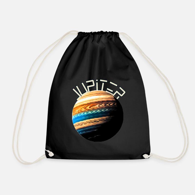 Jupiter - Turnbeutel - Schwarz