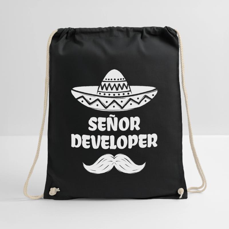 Developer Statement Code Informatik Geek Skripting Turnbeutel