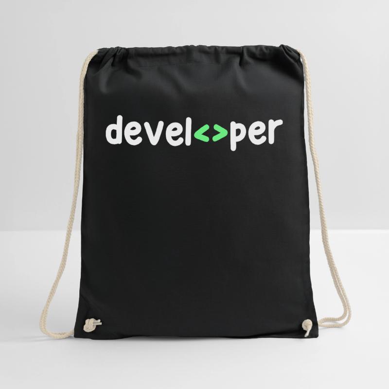 Developer Code Skripting Debug Informatik Geek Turnbeutel