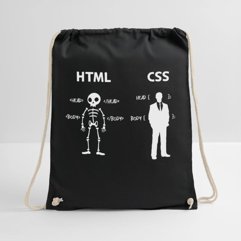 Code Css C++ Php Java Développeur Code Scripting Sac de sport léger