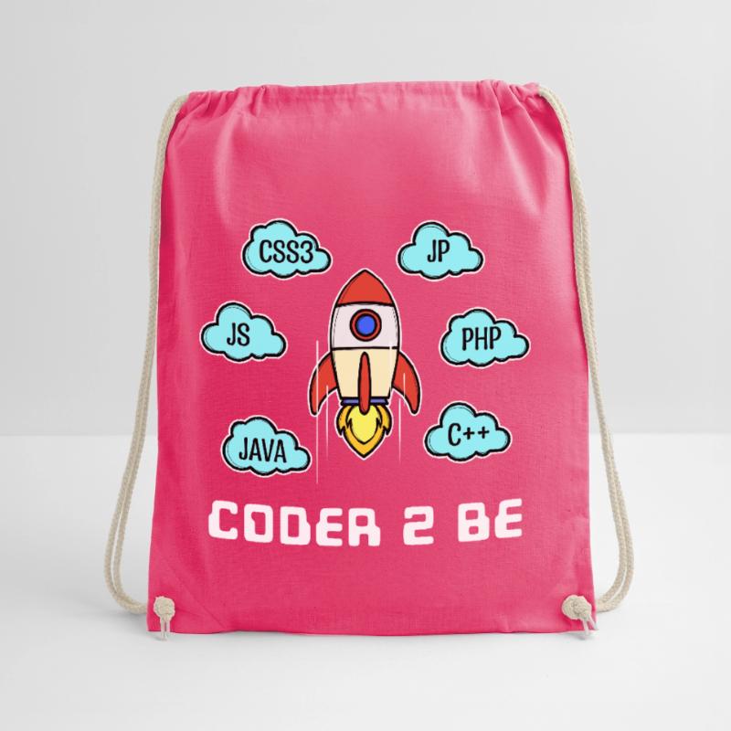 Developer Statement Css Php Java C++ Programmer Drawstring Bag