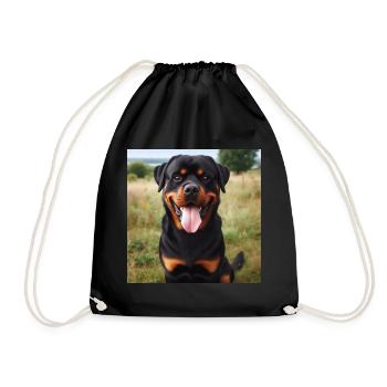 Rottweiler - Drawstring Bag - black - Front
