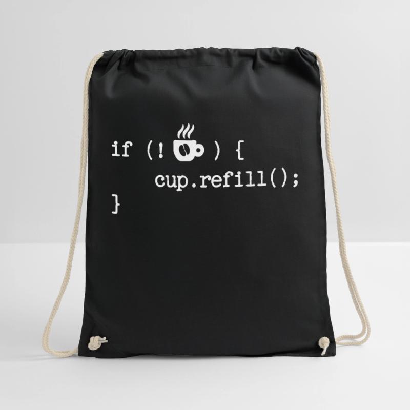 Debug Programmierer Coden Developer Computerfreak Turnbeutel