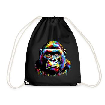 Gorille - Sac de sport léger - noir - Devant