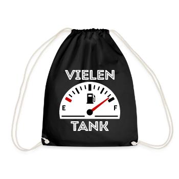 Refueling Gasoline Electric Energy Diesel Fuel Pump - Drawstring Bag - black - Front